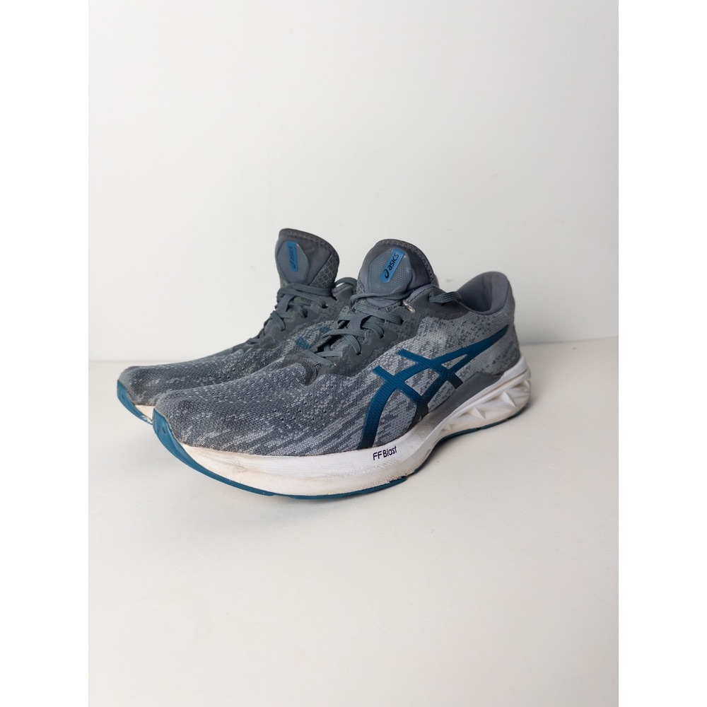 Asics Duna Blast 2 Running Shoes Mens US 12 CM 29.5 Gray Blue Lace Up Running